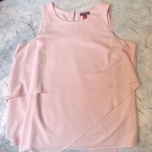 Vince Camuto Pink Flowy Top M